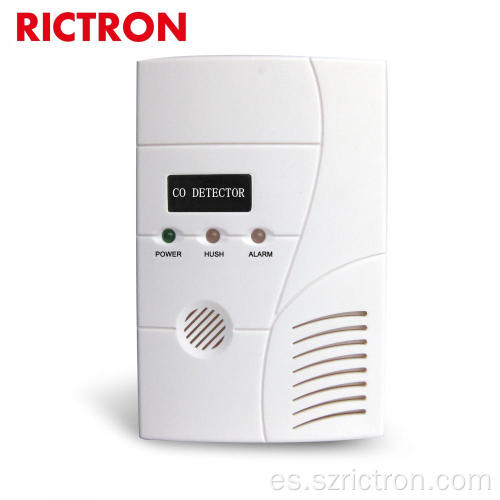 Alarma de hogar detector de monóxido de carbono